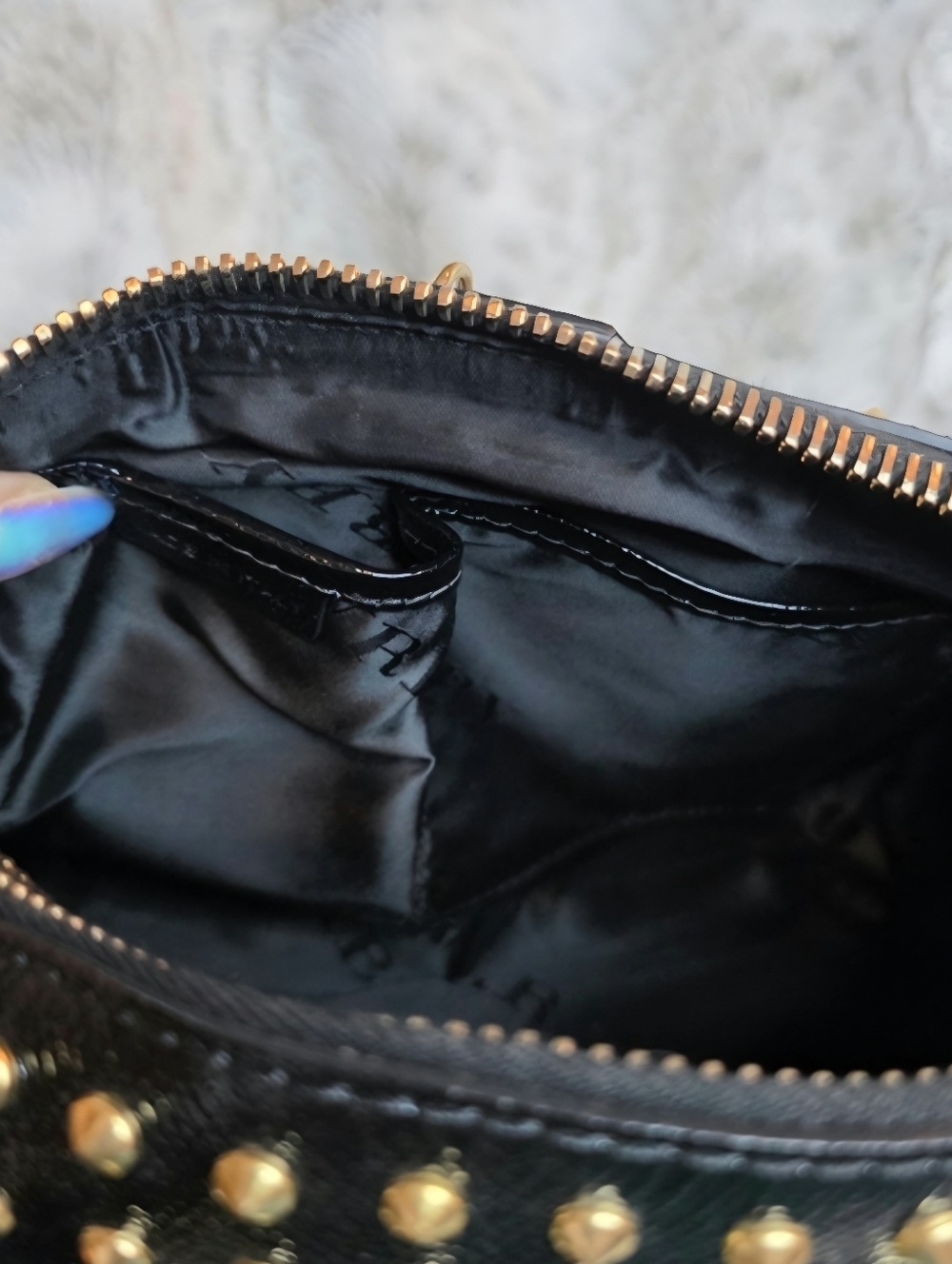 ✨ Burberry LIMITED EDITION Prorsum Blaze Studded Bowling Bag Satchel ✨ - Picture 12 of 16